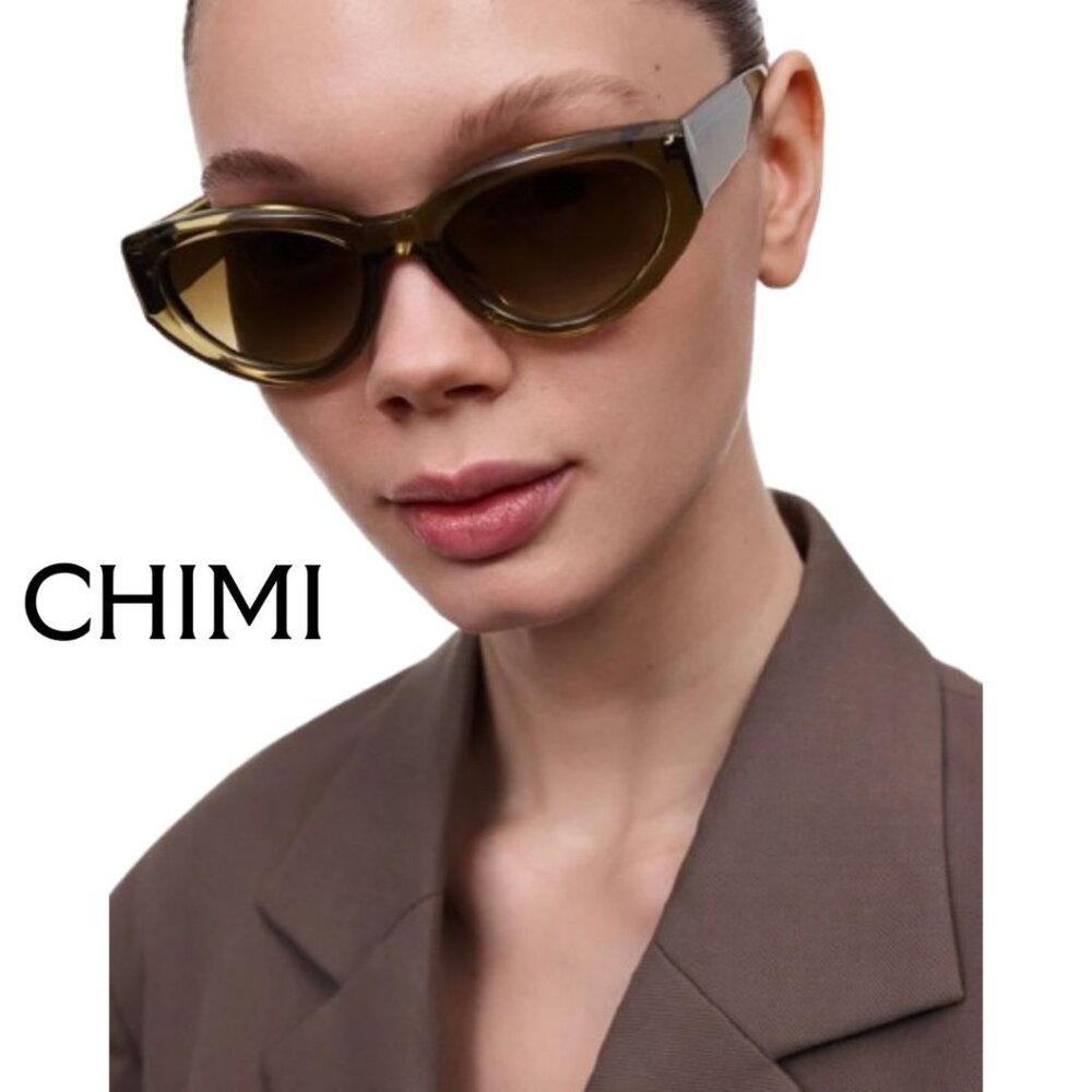 NWT - CHIMI 06 Green Sunglasses (53mm-21mm)